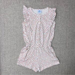Eyelet and Ivy size 7 floral romper EUC